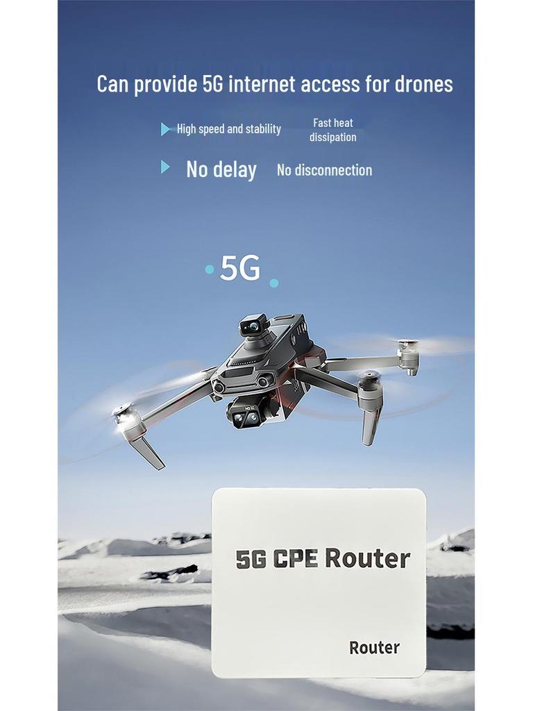 Высокоскоростной домашний 5G CPE-маршрутизатор со встроенными 4 антеннами, Plug-and-Play, широкополосный доступ не требуется