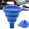 Universal 1PC Car Engine Funnel Silicone Liquid Funnel Washer Fluid Change Foldable Portable Auto Funnel Car Acesssories