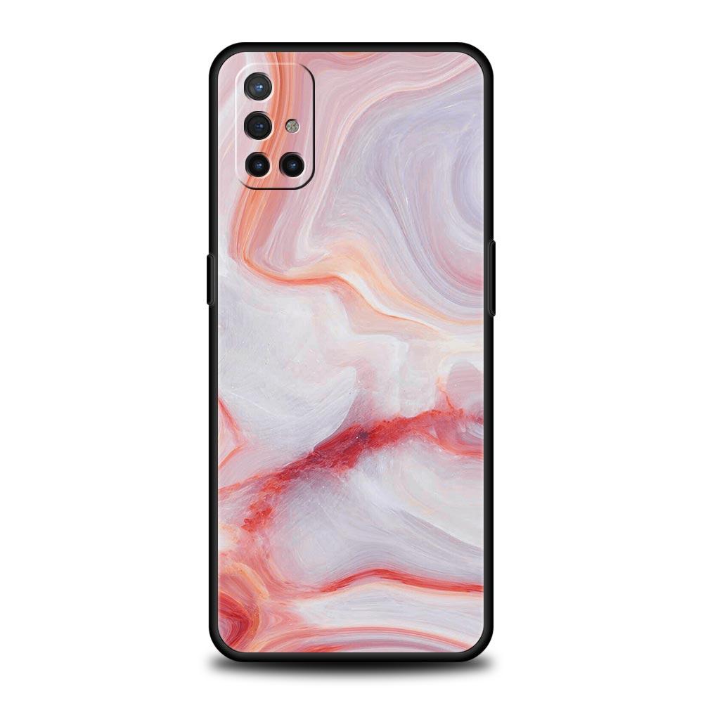 Phone Case For Oneplus 13R 13 12 10T 11 R10 Nord N100 N200 N10 9 9R CE 2 3 Z Pro Lite 5G Soft TPU Cover Vintage Marble Funda Bag