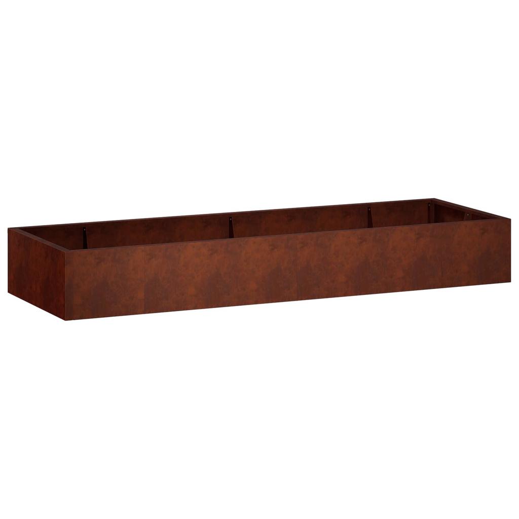 Retaining Wall 8 pcs 300 x 100 x 30 cm Weathering Steel Rust Look