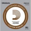 D'Addario Daddario Струны для акустической гитары Rose Фосфорная бронза .022 PB022 Набор из 5 [Внутренний Gen...