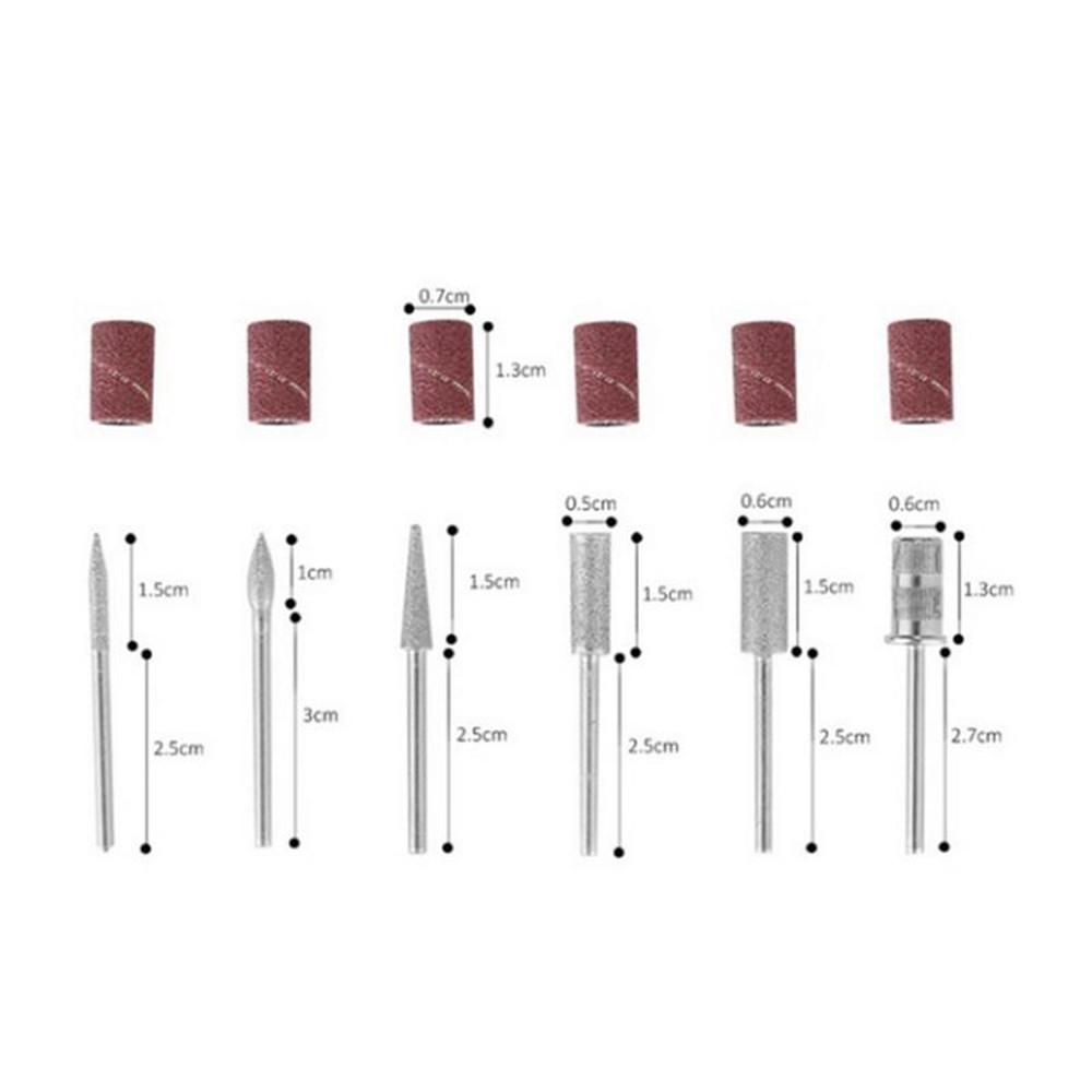 Электрическая дрель для ногтей, набор для акриловых ногтей, гель-полировщик, наборы для быстрого маникюра, педикюра