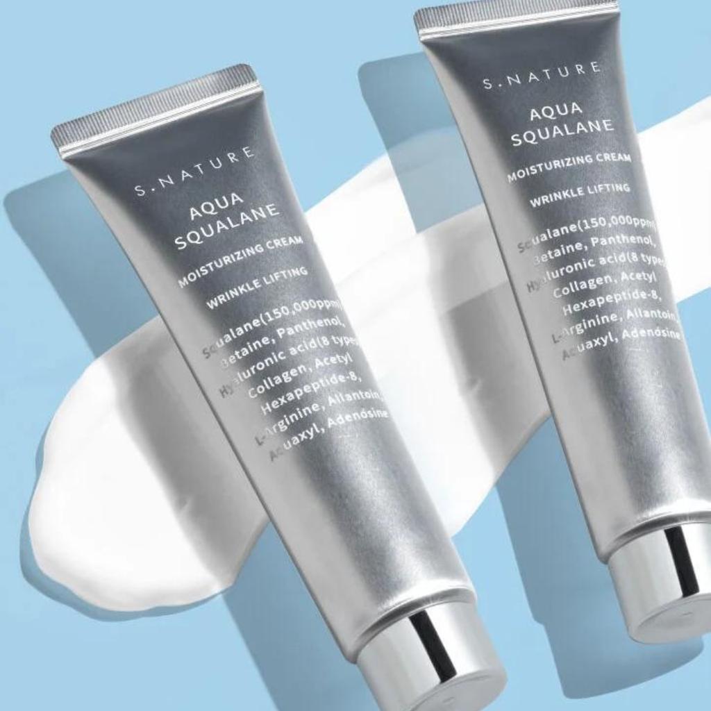 Набор увлажняющих кремов S.NATURE Aqua Squalane (60 мл*2 + 10 мл Сыворотка)