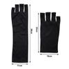 Half-finger Sunscreen Gloves Anti -UV UV-protective Gloves Durable Nail Painting Gloves  Nail Tools
