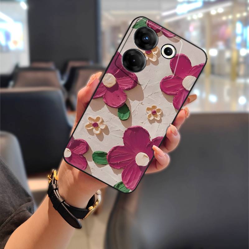 Прочный силиконовый чехол для телефона Tecno Camon20 Pro 5G/CK8n, полностью закрывающий, чехол для телефона, мультяшный модный дизайн, задняя крышка, милый