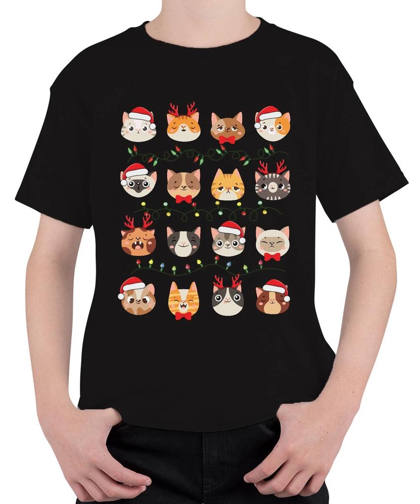Cats Christmas Holiday - Xmas Gift Xmas Unisex Kids T-Shirt-