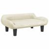 Dog Bed Cream 70 x 40 x 24 cm Velvet