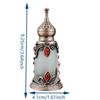Refillable Essential Oil Bottle Antiqued Retro Container Glass Arab Style Empty Dispenser Diffuser Wedding Decoration