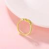 Ring Women Hug Love You Fashionable European and American Heart Shaped Open Ring Ring
