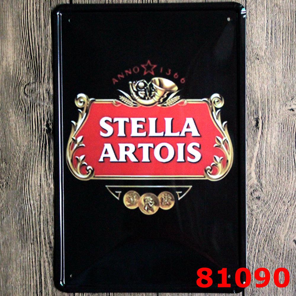 Retro Wine Tin Painting - Vintage Decor for Bar, Bedroom, or Coffee Shop