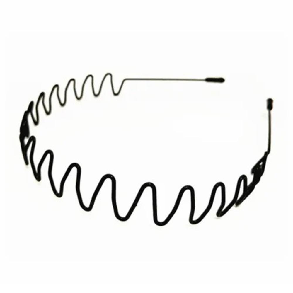 Metal Invisible Hair Band Headband Non Slip Sports Hairband for Slicked Back Hairstyles