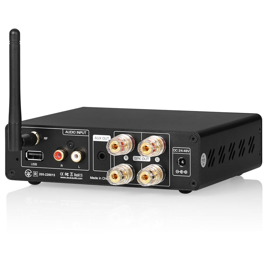 Nobsound M1 MAX 300W x2 Усилитель мощности Беспроводной Bluetooth-приемник Домашний стереоусилитель Плеер U-диск