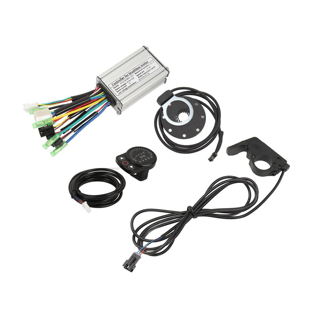 36V 48V 250W Electric Bike Conversion Kit Motor Controller Thumb Throttle PAS Pedal Assist Sensor Display Meter