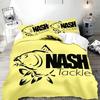 N-Nash Fishing logo Duvet Cover Pillowcase Bedding Set Adult Boy Girl Bedroom Decoration Children Gift Single Double Large Size
