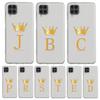 Чехол для телефона Samsung A13 A15 A25 A51 A71 A21S A11 A12 A31 A52 A41 A23 A53 A73 A32 5G A03S A05s, чехол с короной и буквами от A до b Art