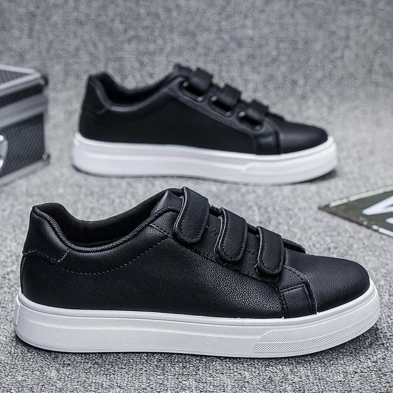 Однотонные Модные Повседневные Туфли для Мужчин Новый Тренд Дизайнерские Скейтборд Туфли Белые Удобные Балетки Para Hombres