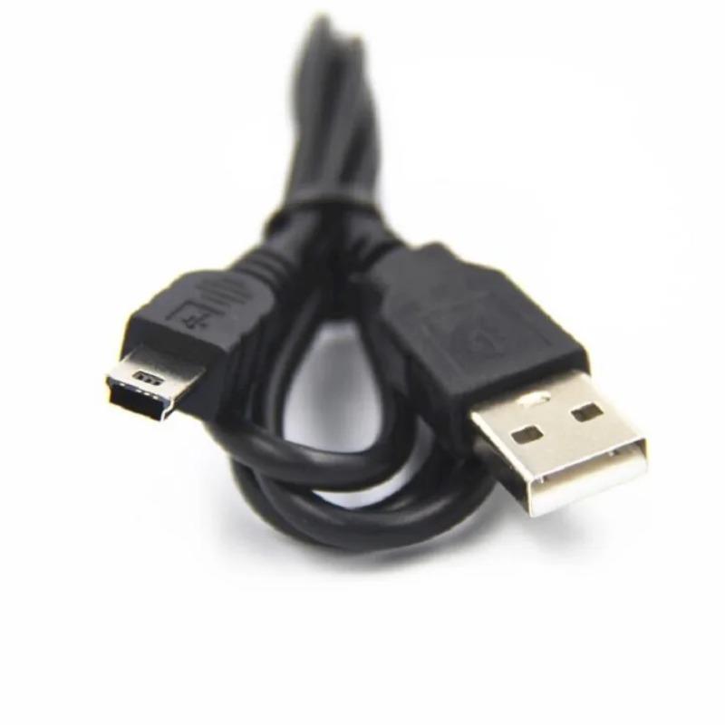 0,8 м USB-кабель 2,0 A Male to Mini B 5 Pin 5P T Port MiniUSB для устройств MP3 MP4 Камера Мобильный телефон Жесткий диск Компьютер