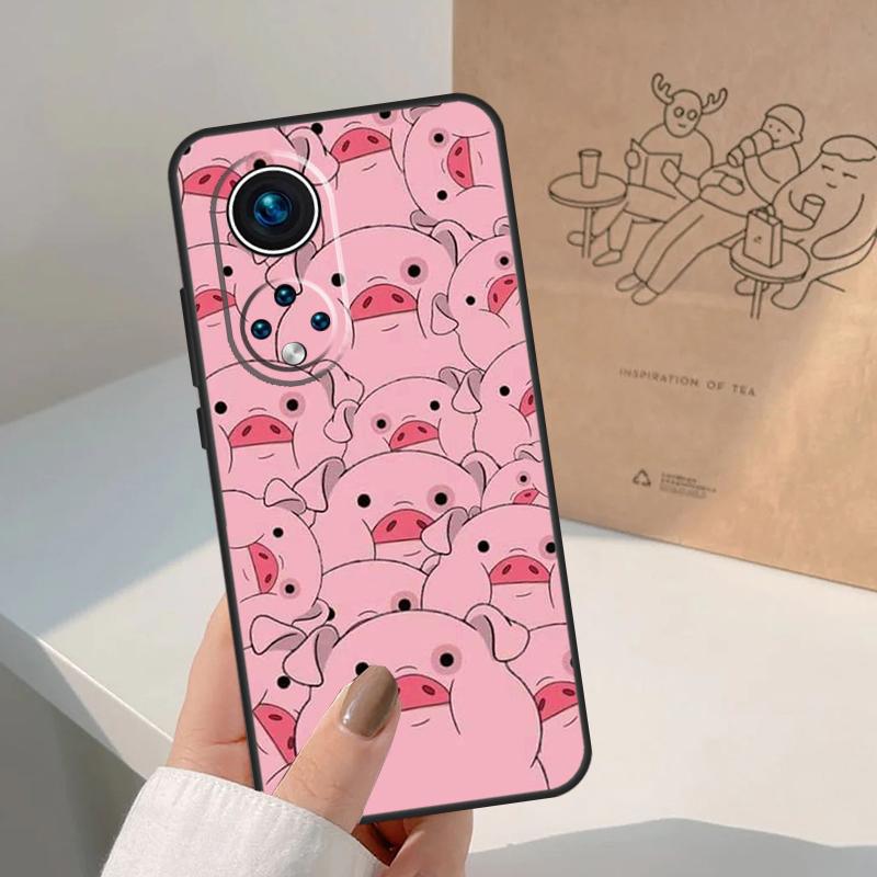 Мультяшная свинья Чехол для Honor Magic 8 7 6 5 Pro Для Honor X9d X9c X9b X9a X8c X8b Win 200 400 50 70 90 Lite