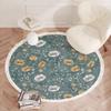 Circular Living Room Flower Shaped Carpet Bedroom Bedside Sofa Coffee Table Computer Chair Anti Slip and Wear-resistant