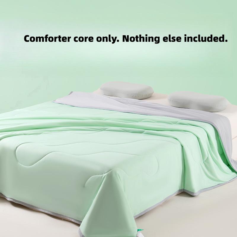 Sided Mica Cooling Silk Summer Quilt Breathable Lightweight Cool Sleeping Blanket Quilt Core for Student Dorm Home Daily Use