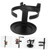 Vaguelly Music Stand Water Cup Holder, Microphone Stand, Cup Holder, Tumbler Cup Cradle, Cup Holder Stand, Metal, Black