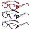 New Anti Blue Light Reading Glasses for Women Men Fashion Print Flower Eyewear Ultralight Eye Protection Presbyopic Eyeglasses