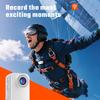 2K Thumb Camera Action Cameras With 130° Wide Angle Lens Magnetic Mount For Outdoor Sports Cycling Skiing