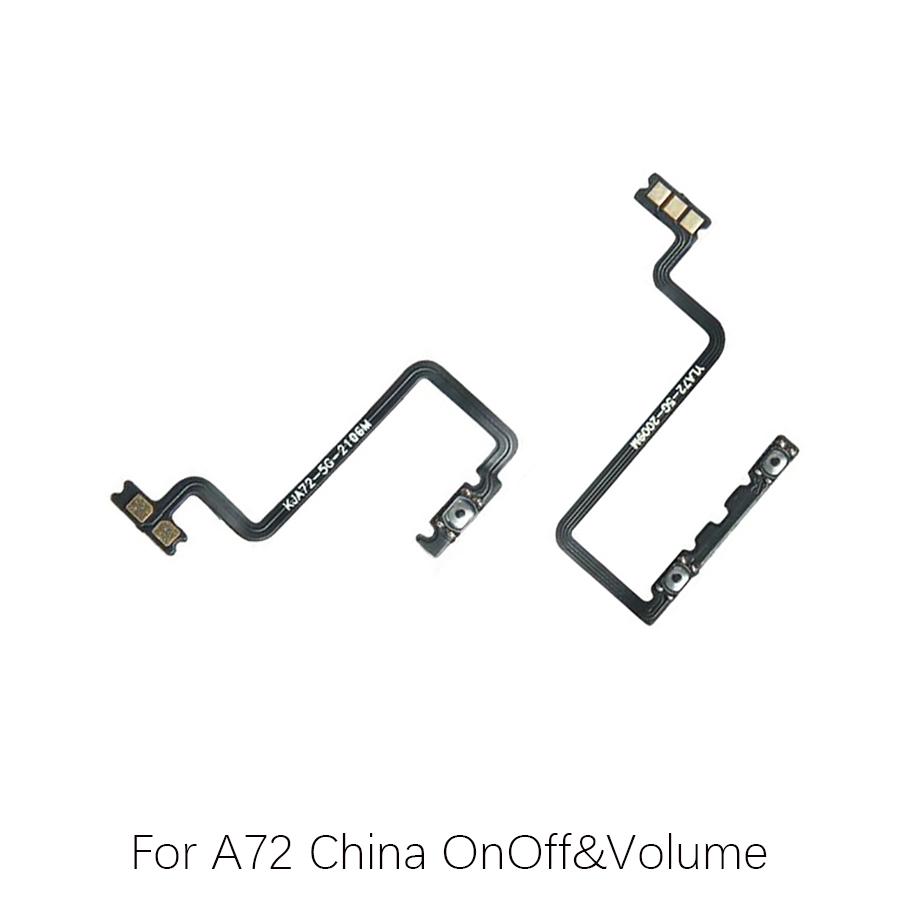 For Oppo A52 A53 A53s A54 A71 A72 A73 A74 F1Plus F1S F3 F3Plus F5 F7 Power Button volume Flex Cable OnOff