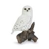 Убия Снежный ястреб, сидящий на пне, 23,5 14,2 33 см, Фигурка, Животное, Декор, Птица,