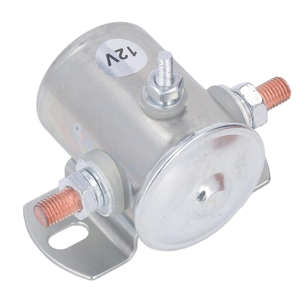 Start Relay 3 Head Terminal Block Solenoid Starter Oil Pump Magnetic Switch Relay 200A 12VDC