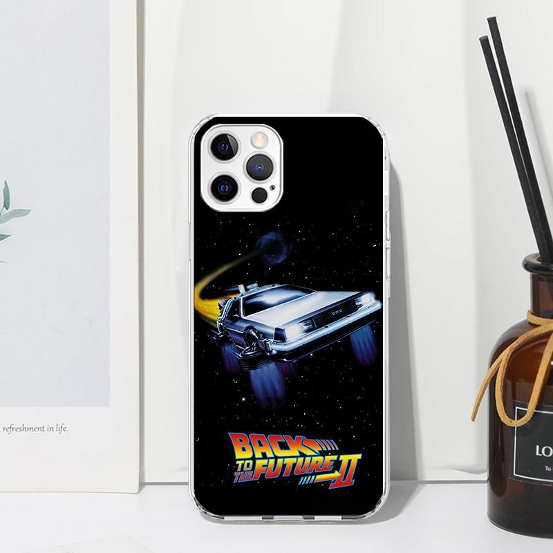 Back To The Future TV Phone Case For Iphone 17 Air 16 15 Plus 16E 14 Pro Max 13 Mini 12 11 7 8 SE Fundas Soft Back Cover 17 Air