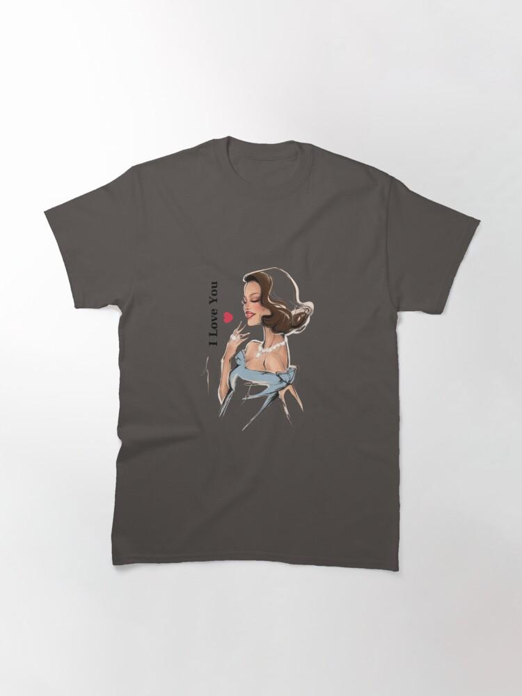 Selena Gomez Fan Wear|Selena Gomez T-Shirt|Selena gomez Fan|Selena Gomez I love you printed T-Shirt| Classic T-Shirt