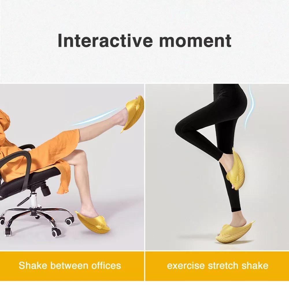 Новые женские туфли-качалки Balance Twist для похудения Leg Beauty Foot Creative Home Exercise Slippers женские тапочки на танкетке и платформе