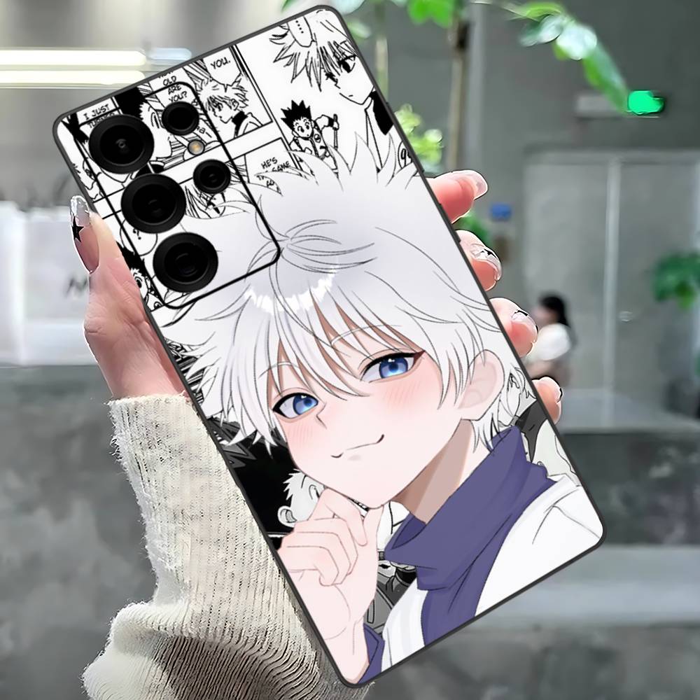 Чехол для телефона Аниме Killua Hunter X Hunter для Samsung S 24 Fe 25 Ultra Plus 20 Lite 21 30 22 23 24 22 Ultra 5G Fundas