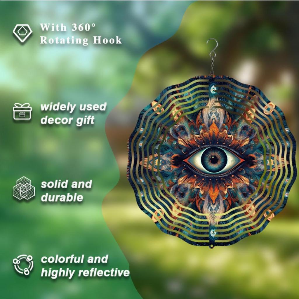 Кинетическая музыка ветра Металлическое подвесное украшение для дома, улицы, сада, рождественский декор, декор на День благодарения, привлекательное домашнее украшение