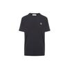 Cotton Crew Neck Short Sleeve T-Shirt Men Tops Black 751523742-V0029