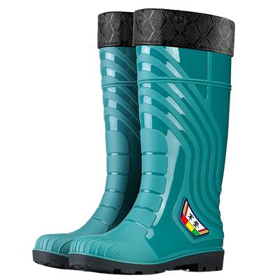 Новые высокие мужские мотоциклетные ботинки с хлопковой подкладкой, женские резиновые сапоги из ПВХ