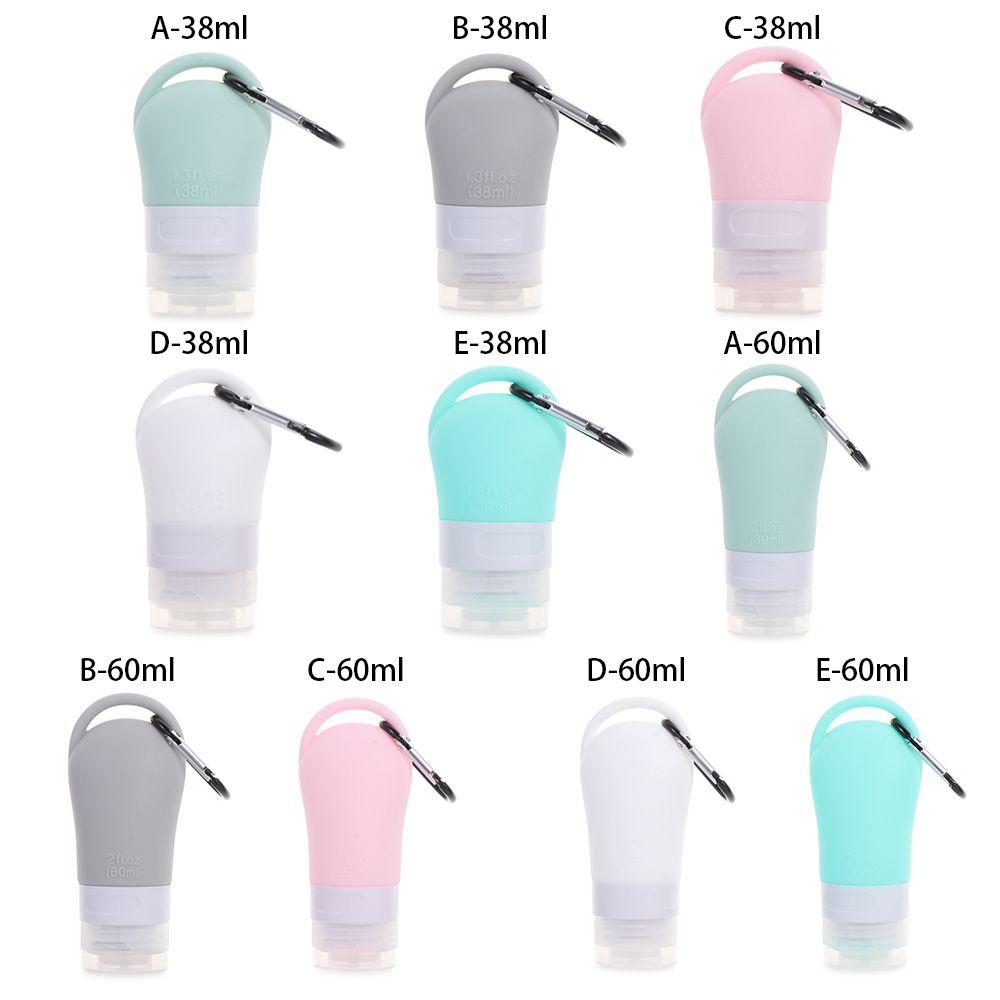 Gel Refillable Portable Hook Silicone Bottle Squeeze Container Sub-bottling Tube Empty Bottles