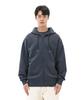 Худи на молнии Le Custom The Essential Plain Oversized (Древесный уголь)