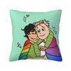 Heartstopper Leaves TV Series Sofa Cushion Covers Happy Pride Nick Charlie Throw Pillow Case Square Pillowcase Home Decoration