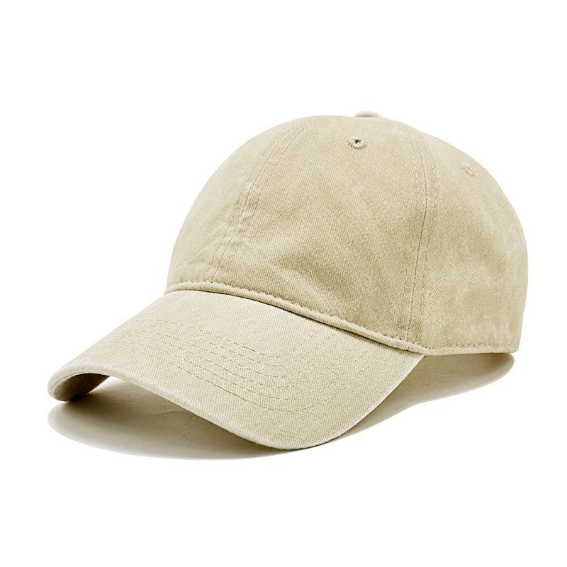 2024 Summer Distressed Washed Cotton Baseball Cap, 38 Colors, Custom Embroidery, Sunshade & UV Protection