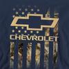 Chevrolet Unisex Adult Camo Flag Sweatshirt