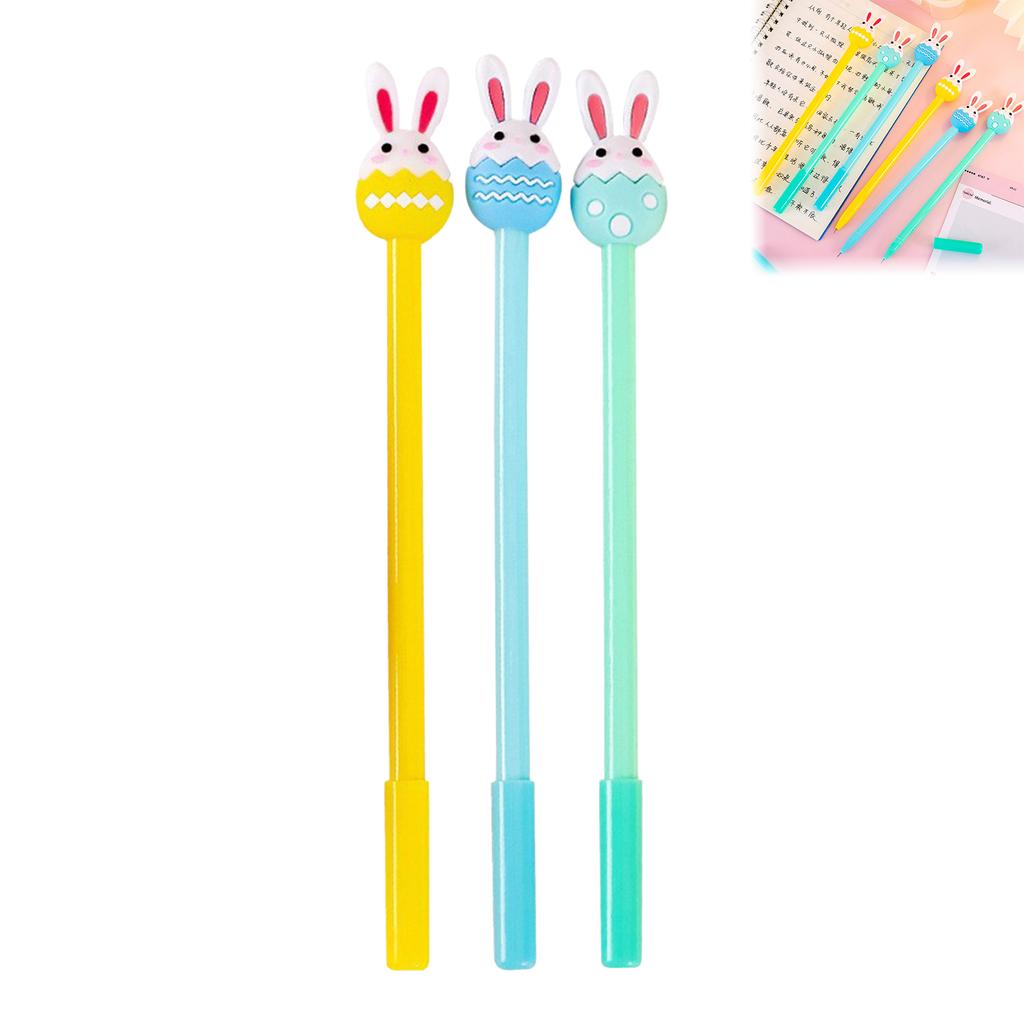 Bunny Shape Ballpoint Pen Cute Stationery for Students Easter Basket Filler for Kids Novelty School Supplies
