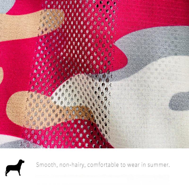 XL-7XL футболка для больших собак, тонкая одежда для собак, летний дышащий жилет для больших собак, одежда для домашних животных