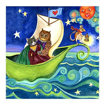 Enchantmints Tiny Keepsake Box - Owl & Cat