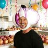 Cute Onion Headpiece Costume Hat Funny Fun Party Headwear Cartoon Plush Hat  Cosplay Costume