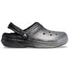 Crocs Классические клоги Удобные Универсальные Пляжные сандалии Женская обувь Черный Серебристый 205842-067
