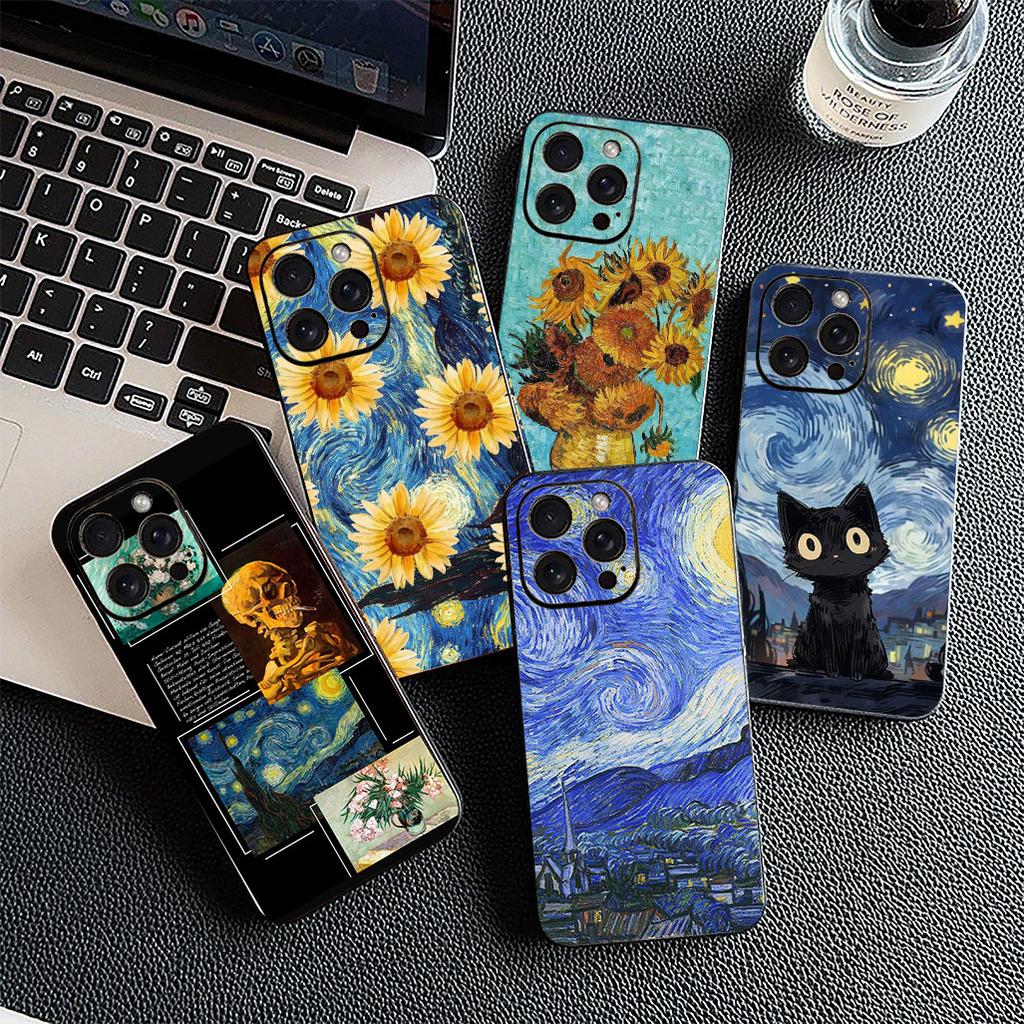 Cover for Motorola Moto G55 G45 G75 G85 G35 Edge 50 30 Fusion 40 NEO Ultra Pro Casing Phone Case Starry Night Van Gogh Sky Art