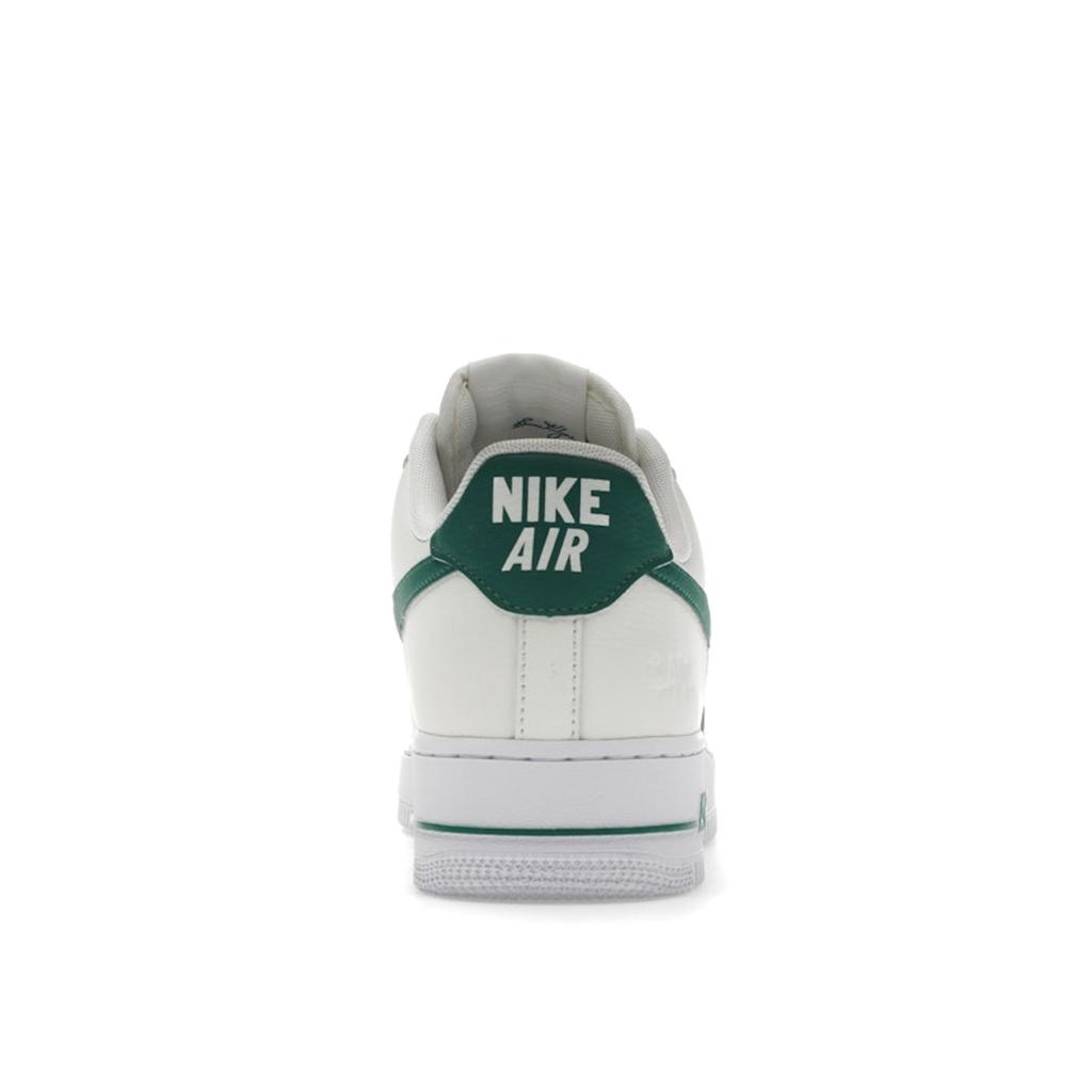 Nike Air Force 1 07 LV8 40th Anniversary — мужские кроссовки Sail Malachite Cream White Metallic Gold DQ7658-101