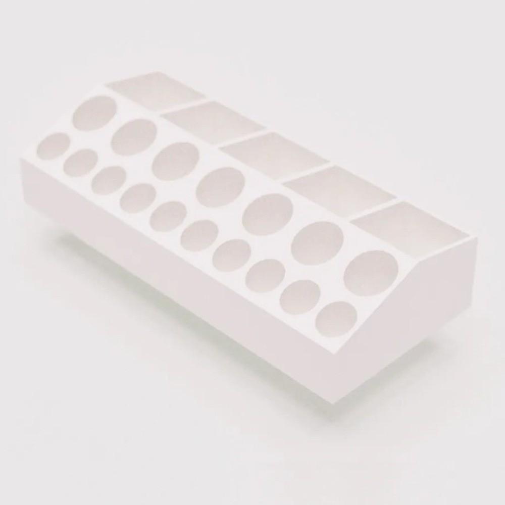 3D Printed Mini Fragrance Vial Display Storage Rack Multi-Grid Multi-Tier Desktop Shelf Travel